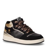 Sneaker in ecopelle bambina nero oro | Boscaini Scarpe