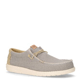 Wally stringata casual in tessuto grigio oliva - HEY DUDE | Boscaini Scarpe