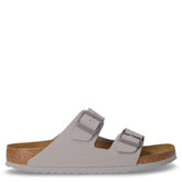 Arizona ciabatta in pelle grigio | Boscaini Scarpe