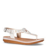 Sandalo con strass bianco argento - Donna | Boscaini Scarpe