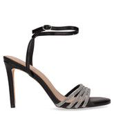 Sandalo con tacco nero - Sandali Con Tacco Donna | Boscaini Scarpe