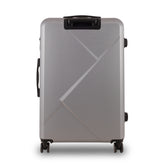 Trolley rigido 77 cm grigio argento | Boscaini Scarpe