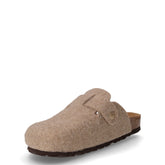 Sara ciabatta in feltro beige | Boscaini Scarpe