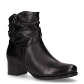 Tronchetto in pelle con zip nero | Boscaini Scarpe