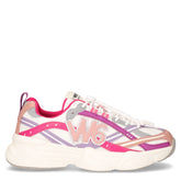 Lucky sneaker in ecopelle e tessuto rosa bianco - W6YZ | Boscaini Scarpe