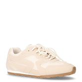 Sneaker in tessuto ed ecopelle beige | Boscaini Scarpe