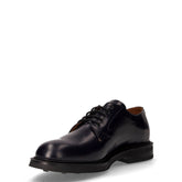 Stringata in pelle blu | Boscaini Scarpe