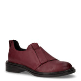 Mocassino in pelle con elastico bordeaux | Boscaini Scarpe