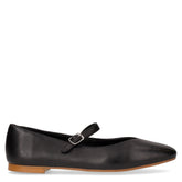 Ballerina in ecopelle con cinturino nero - Ballerine | Boscaini Scarpe