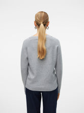 Maglione girocollo in maglia grigio chiaro | Boscaini Scarpe