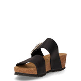 Ciabatta con zeppa nero rust | Boscaini Scarpe
