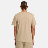 OUTLINED GRAPHIC SS TEE t-shirt in cotone beige | Boscaini Scarpe