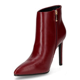 Tronchetto a punta in ecopelle rosso | Boscaini Scarpe