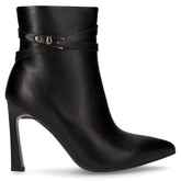 Tronchetto a punta in ecopelle nero - Tronchetti Donna | Boscaini Scarpe