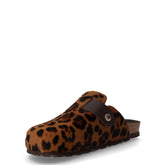 Sara sabot in cavallino cuoio leopardato | Boscaini Scarpe
