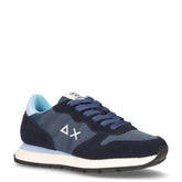 Ally Solid sneaker in pelle e tessuto navy blu - SUN68 | Boscaini Scarpe