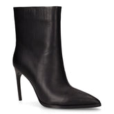 Tronchetto in pelle con zip nero | Boscaini Scarpe