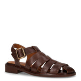 Sandalo alla schiava in pelle cacao - Sandali Donna | Boscaini Scarpe
