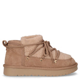 Stivaletto caldo in tessuto marrone apricot - Donna | Boscaini Scarpe