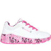 Uno lite lovely luv sneakers bambina white hot pink - Mid Season Sale Bambino | Boscaini Scarpe