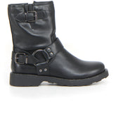 Stivaletto biker con zip nero - Mid Season Sale Donna | Boscaini Scarpe