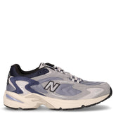 725 sneaker in tessuto e pelle grigio blu | Boscaini Scarpe