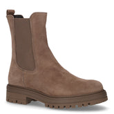 Stivaletto in pelle scamosciata beige - Nuovi arrivi Donna | Boscaini Scarpe