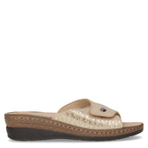 Ciabatta con zeppa beige - Comfort Donna | Boscaini Scarpe