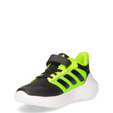 Tensaur Run 3.0 sneaker bambino in tessuto nero giallo fluo | Boscaini Scarpe