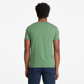 OYSTER RIVER CHEST LOGO SS TEE t-shirt in cotone verde - Abbigliamento Uomo | Boscaini Scarpe