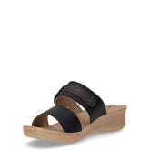 Ciabatta con zeppa nero | Boscaini Scarpe