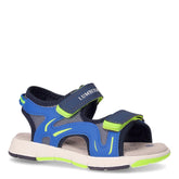 Tobler sandalo in tessuto ed ecopelle bambino blu royal | Boscaini Scarpe
