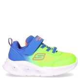 Meteor Lights Krendox sneaker con luci bambino blu lime - SKECHERS | Boscaini Scarpe
