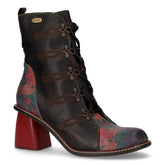 Tronchetto con zip in pelle nero - Tronchetti Donna | Boscaini Scarpe