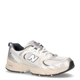 530 sneaker ragazza in pelle e tessuto argento - NEW BALANCE | Boscaini Scarpe
