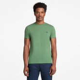 OYSTER RIVER CHEST LOGO SS TEE t-shirt in cotone verde - Abbigliamento Uomo | Boscaini Scarpe