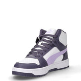 Rebound Slam Mid JR sneaker in ecopelle ragazza blu lilla bianco | Boscaini Scarpe