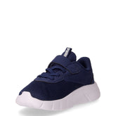 Flexfocus Modern sneaker in tessuto ed ecopelle bambino blu persiano giallo | Boscaini Scarpe