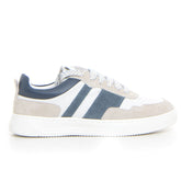 Sneaker beige white blu - Sneakers Uomo | Boscaini Scarpe