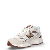 603 sneaker in tessuto e pelle sale marrone beige | Boscaini Scarpe