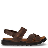 Asher sandalo sportivo in pelle marrone - Sandali Uomo | Boscaini Scarpe