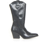 Stivale camperos con tacco black - QUEEN HELENA | Boscaini Scarpe