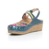 Facscineo sandalo con zeppa jeans | Boscaini Scarpe