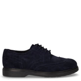 Ottavio stringata casual in pelle stile inglese navy - GEOX UOMO | Boscaini Scarpe