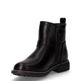 Stivaletto in ecopelle con cuori bambina nero | Boscaini Scarpe