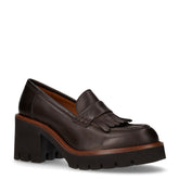 Décolleté con fragia in pelle testa di moro - Decollete | Boscaini Scarpe