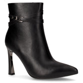Tronchetto a punta in ecopelle nero - Tronchetti Donna | Boscaini Scarpe