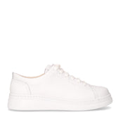 Runner Up sneaker in pelle bianco ottico | Boscaini Scarpe