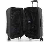 Intuo bagaglio a mano rigido espandibile - 55 cm black | Boscaini Scarpe