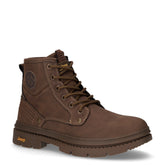 Tuareg boot stivaletto stringato con zip in ecopelle marrone scuro - Scarpe Uomo | Boscaini Scarpe